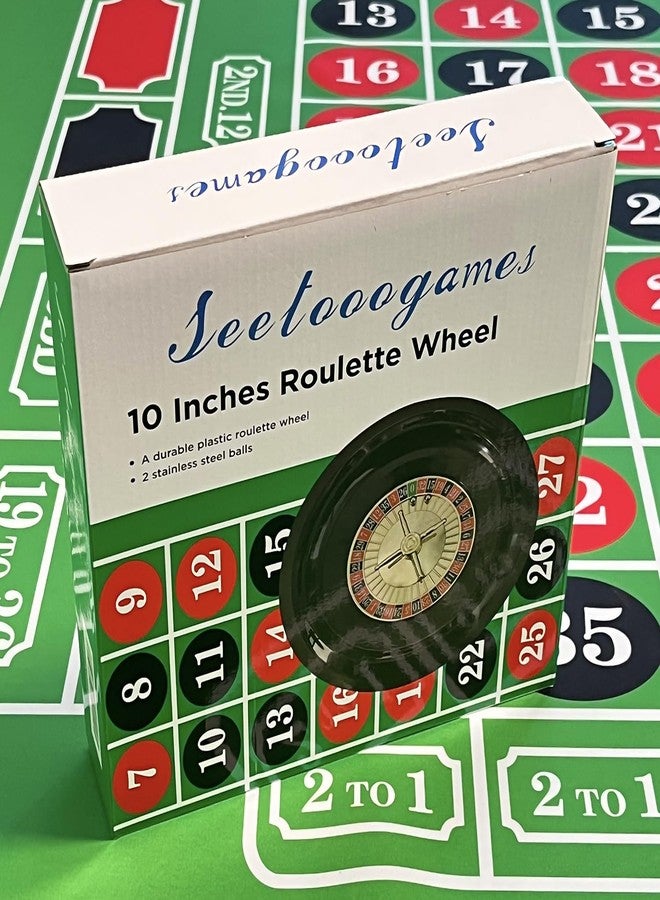 SEETOOOGAMES 10 Inches Roulette Wheel - Image 5